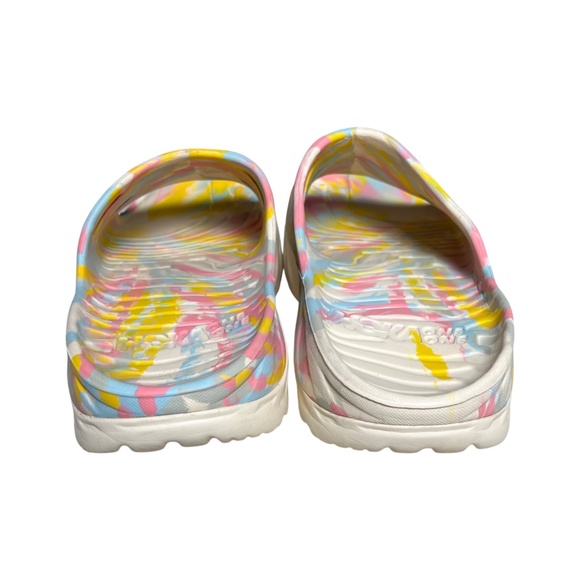 Hoka One One x FP Movement Ora Recovery Slides Sandals psychedelic Men's Size 11 - Picture 6 of 13